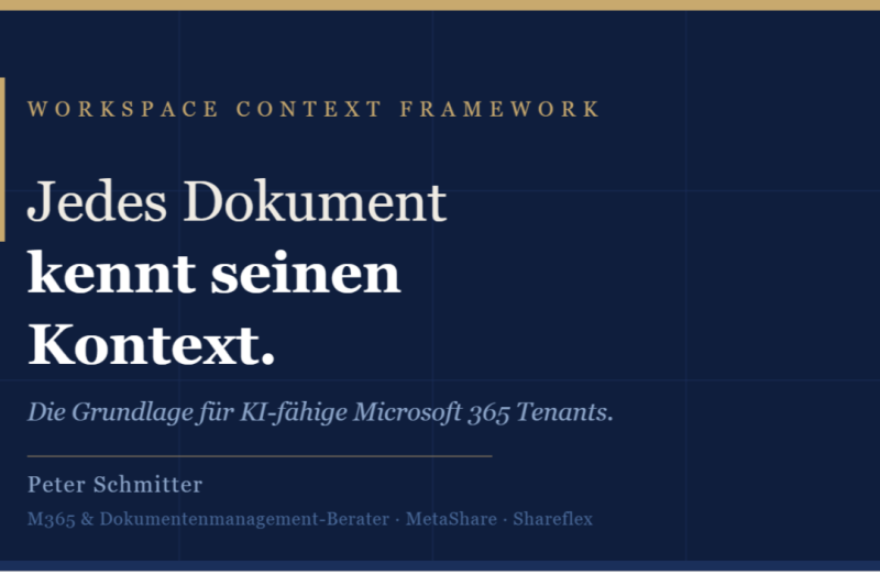 Ohne Metadaten-Fundament wird KI in M365 zum teuren Experiment